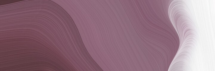 Fototapete - abstract moving header with old lavender, lavender and old mauve colors. fluid curved flowing waves and curves for poster or canvas