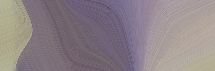 Poster - abstract flowing header design with old lavender, dark gray and rosy brown colors. fluid curved lines with dynamic flowing waves and curves for poster or canvas