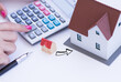 Make calculation to increase mortgage to a bigger house or real estate property