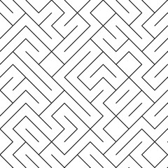 Wall Mural - Abstract maze illustration background wallpaper