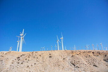 wind turbine area in Los Angeles