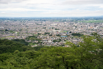 太平山から観る栃木県　栃木市　大平町　2020