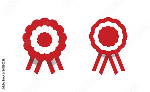 Fotografía Peruvian cockade vector illustration