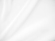 © K.PND4289 - Abstract white fabric texture background. Cloth soft wave. Creases of satin, silk, and cotton.