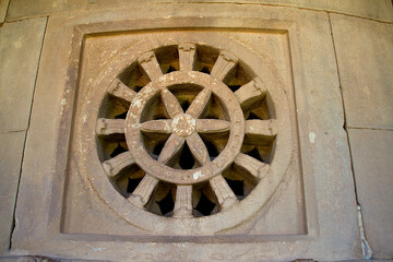 Wall Mural - Stone Ventilator at Durga Temple