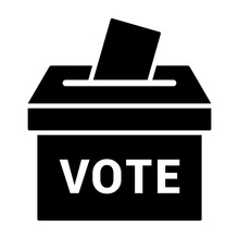 Vote Ballot Box For Voting Flat Vector Icon For Apps And Websites