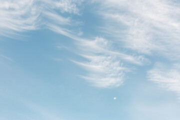 blue sky with white cloud beautiful