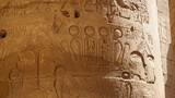 Fototapeta  - Egipt, Luksor, hieroglif, kartusz, monolit, Faraon