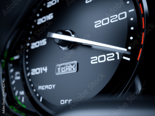 2021 year car speedometer