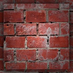 red brick wall