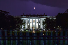 The White House In Washington, D.C. By Night
