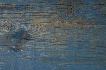 Wall Mural - old wood blue background