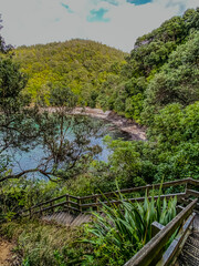  Nga Tapuwae o Toi, or the 'Footprints of Toi', is a walking trail between Whakatane and Ohope in New Zealand