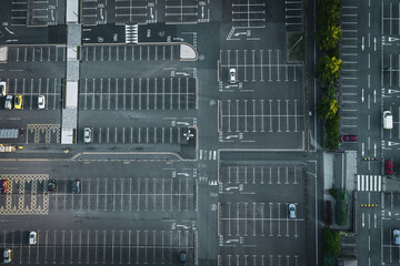 Parking Lot Top Down View