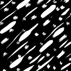 White and black vector. Grunge background. Abstract brush pattern.