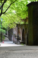  The canel bridge, Suirokaku, in Kyoto, Japan