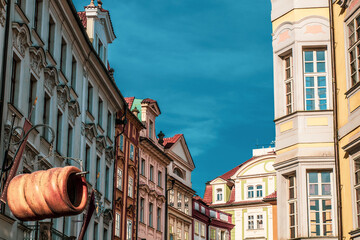 Wall Mural - Scenic view of historical center Prague, Charles bridge, and buildings of the old town, Prague. is the capital and largest city in the Czech Republic, the 13th largest city in the European Union.