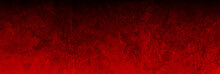 Dark Red Grunge Textural Concrete Wall Background. Vector Banner Design