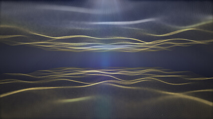 Wall Mural - abstract polygonal space low poly dark background with connecting dots and lines. connection structu