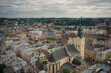 Fototapeta Miasto - panorama of lviv