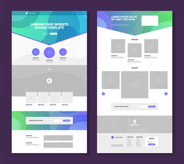 Website Page Design Template
