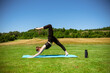 © Bad Wolf Design - Summer Girl Yoga Pose in Nature