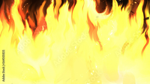 燃え盛る炎の背景 Stock イラスト Adobe Stock