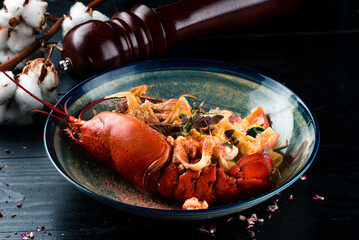 Wall Mural - a dish of lobster