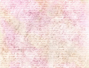 old paper handwritten letter texture background