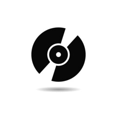 Sticker - Vinyl icon with shadow