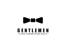 Gentleman Icon, Illustration Logo Concept For Men's Clothing Boutique