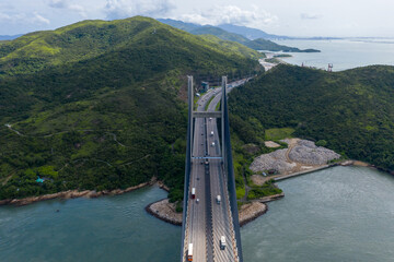 Wall Mural - Hong Kong Kap Shui Mun Bridge