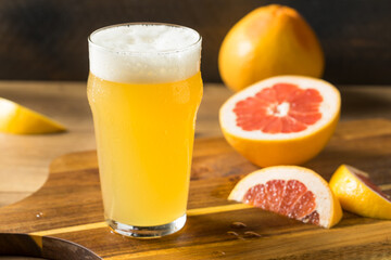 Wall Mural - Refreshing Boozy Grapefruit Radler Shandy