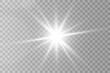 © vikusandra - Glow light effect. Star burst with sparkles.Sun. Vector illustration