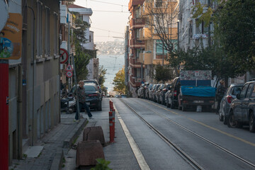 Naklejka na meble Kadikoy tram way