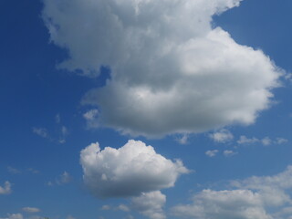 blue sky with clouds