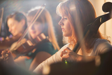 Poster - Cellist performing