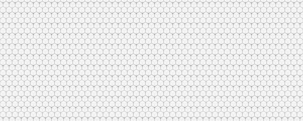 Wall Mural - black and white honeycomb