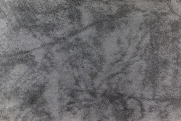 Grey leather abstract background. Close up grey leather texture. Grey background