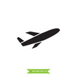 Airplane icon vector logo design template