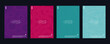 set colors digital covers abstract backgrounds