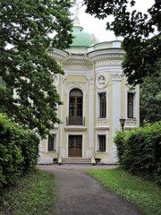 Wall Mural - View of old  palace in summer park, Moscow