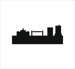 Sticker - Fort Worth city skyline in United States