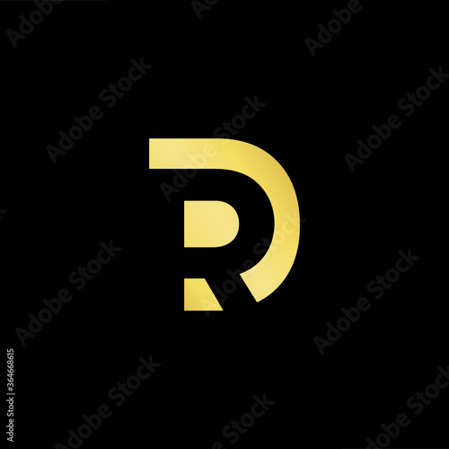 Fotografía Minimal elegant monogram art logo