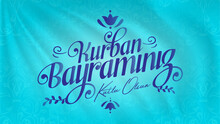 Happy Feast Of The Sacrifice (Turkish: Kurban Bayrami Kutlu Olsun) Billboard, E Card, Social Media Design
