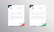 © temitiman - Abstract Letterhead Design Modern Business Letterhead Design Template - vector