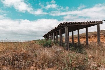 old wooden bridge