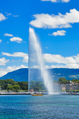 Wall Mural - Geneva Cityscape during a Summer Sunny Day, Switzerland