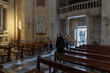 © svarshik - A group of believers visit the Stella Maris Monastery which is located on Mount Carmel in Haifa city in northern Israel