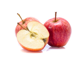 Red apple isolated on a white background